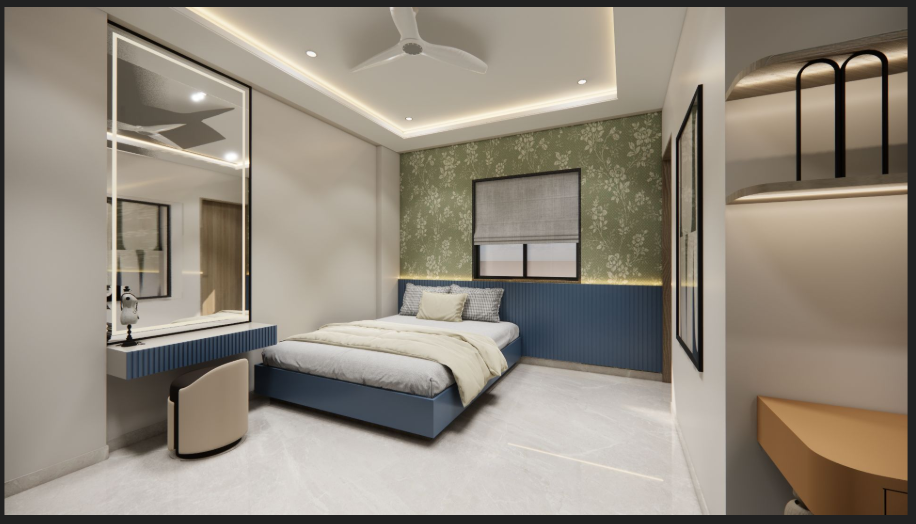 Sable Sir bedroom 3D visualisation